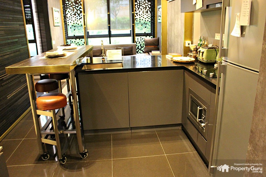 sky vue kitchen 1 BR