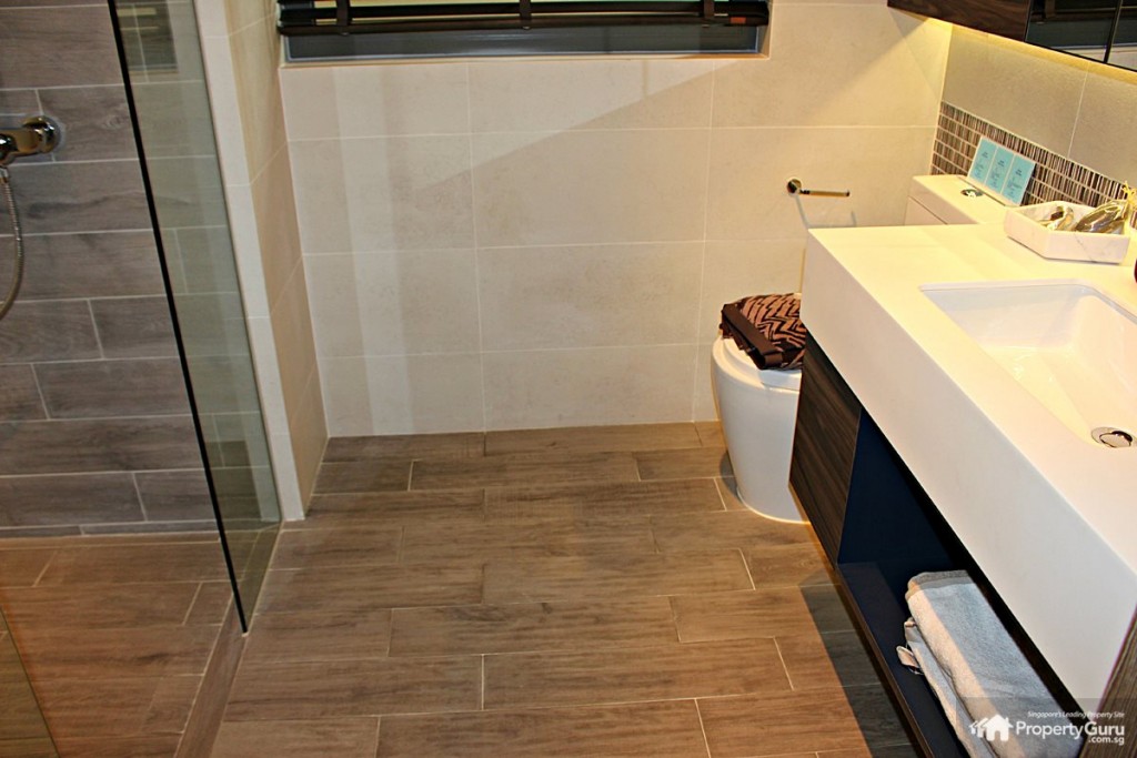 the terrace master bathroom