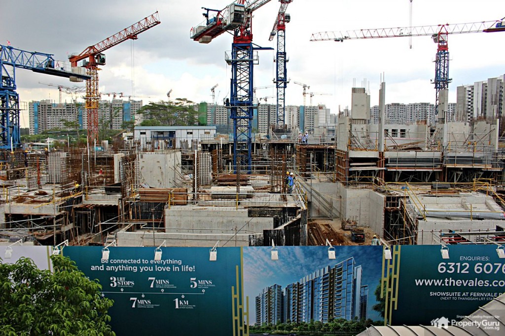 the vales construction site