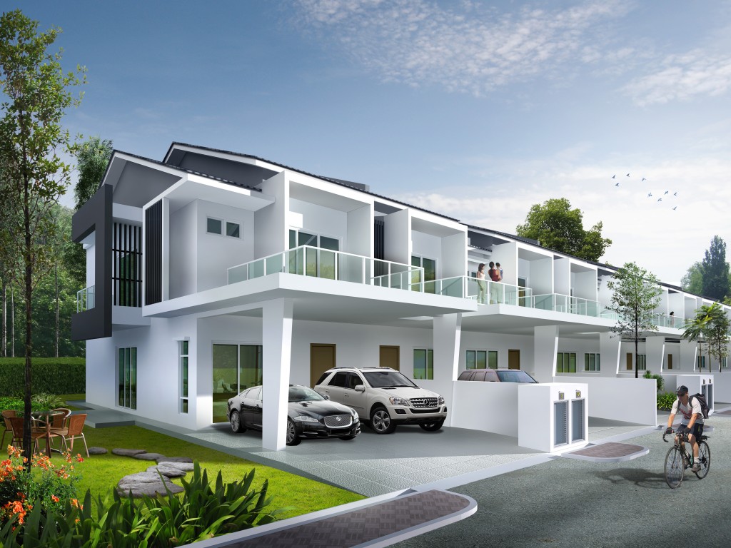 1. Double storey terrace (Big)