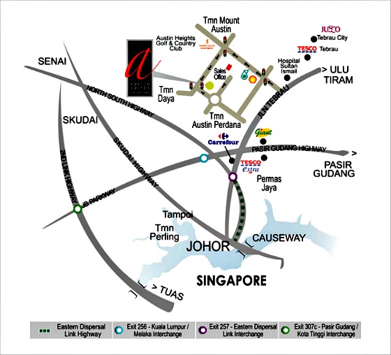Austin suites 003 Map Location