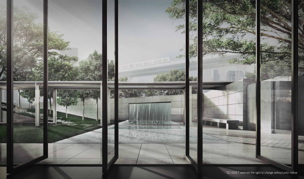 พื้นที่น้ำตกและสวนกลางแจ้ง