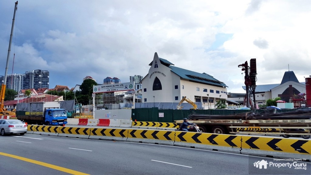 Church of the Holy Spirit and site of new Thomson MRT station