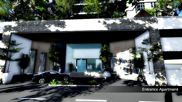 Dlagoon 027 Entrance to Apartment Block