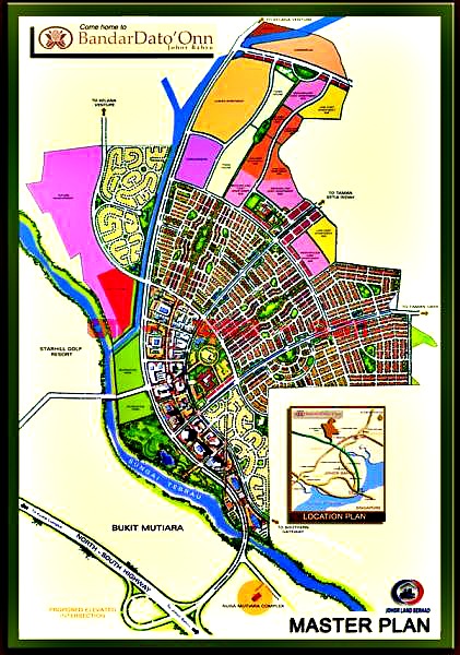 Glenmarie 035 Bandar Dato Onn Map