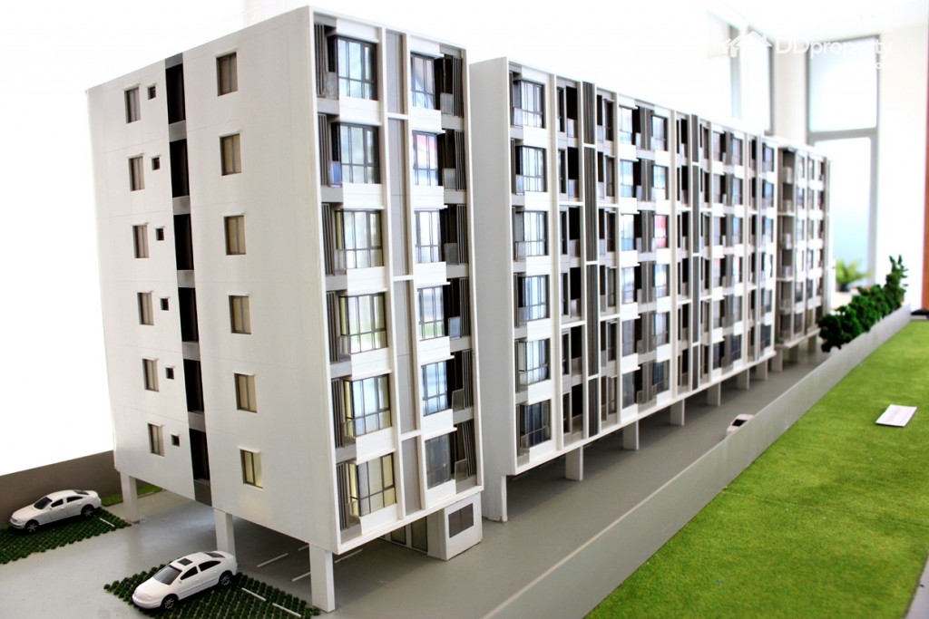 พื้นที่ด้านทิศเหนือของตัวอาคาร