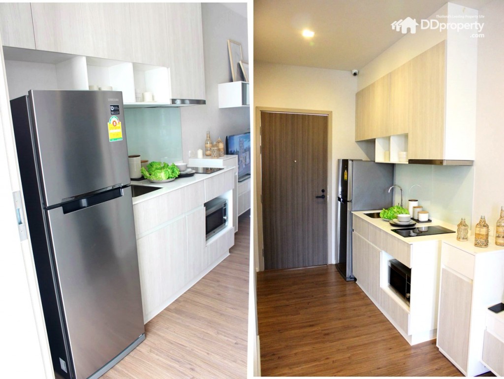 แพนทรีอยู่ด้านซ้ายมือของทางเข้า