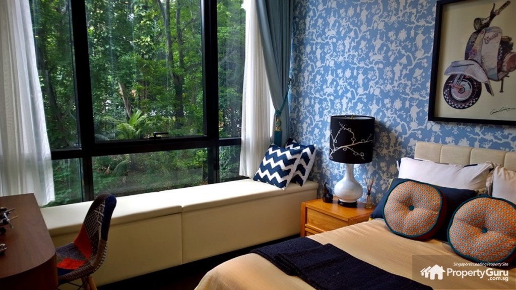 It's like looking out at a rain forest on the 14th floor