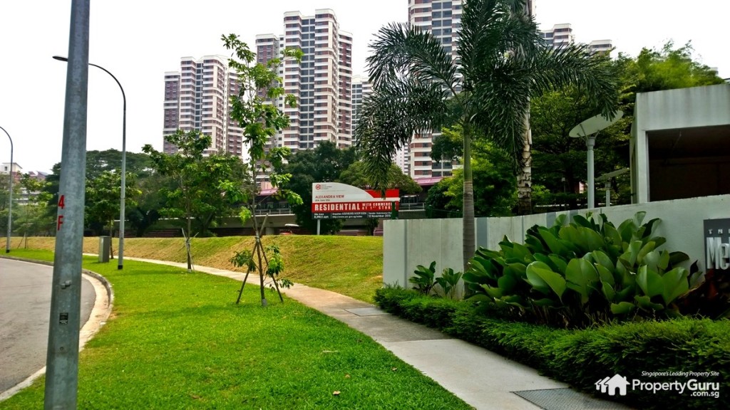 Upcoming mixed development with supermarket next to Redhill MRT
