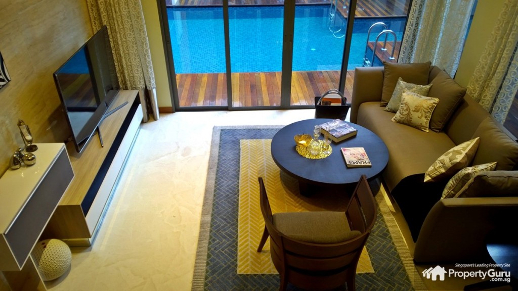 Seahill townhouse living area