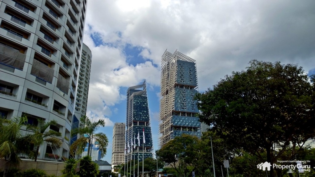 South Beach Residences from Raffles City