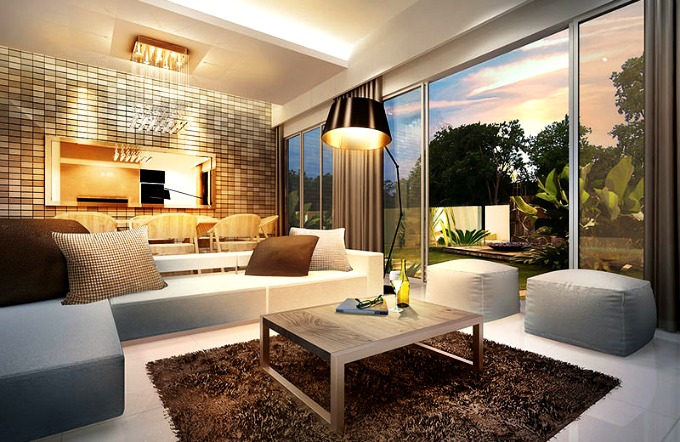 Exceptionally high ceilings are one of the features of Scarlet homes. Choose between north or south orientation to avoid the glare of the sun