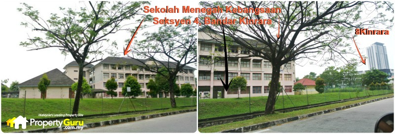 Another view of the same school, the side view