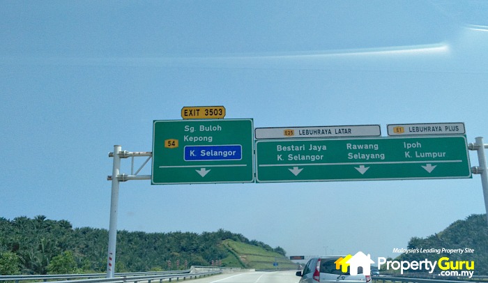 Avanti Residences - Exit from Guthrie towards Seksyen U7