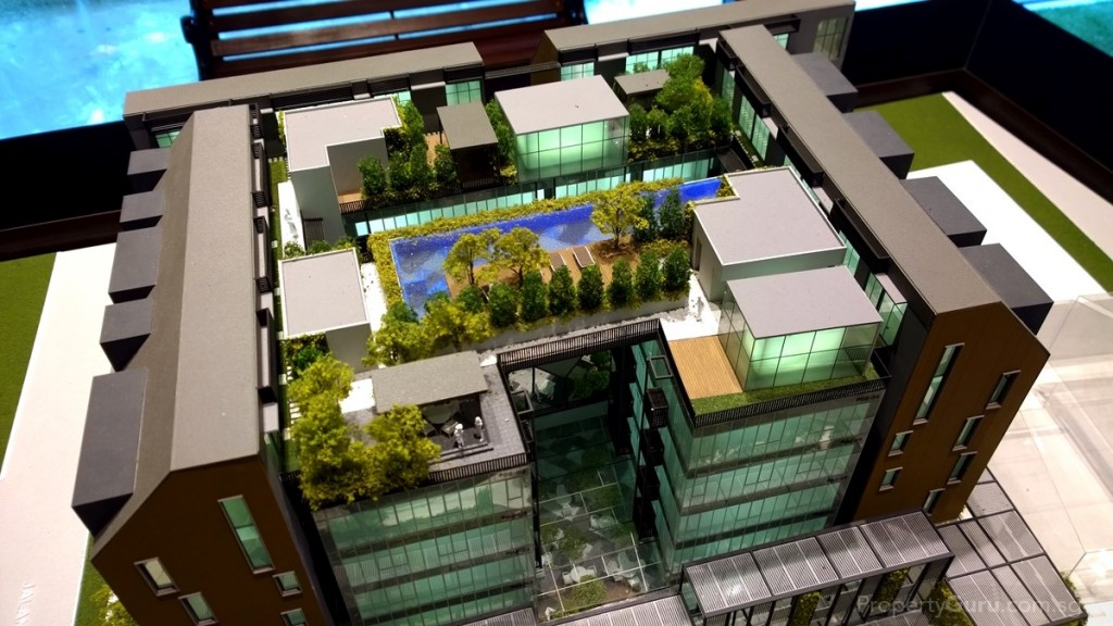 Bijou roof terrace with swimming pool 