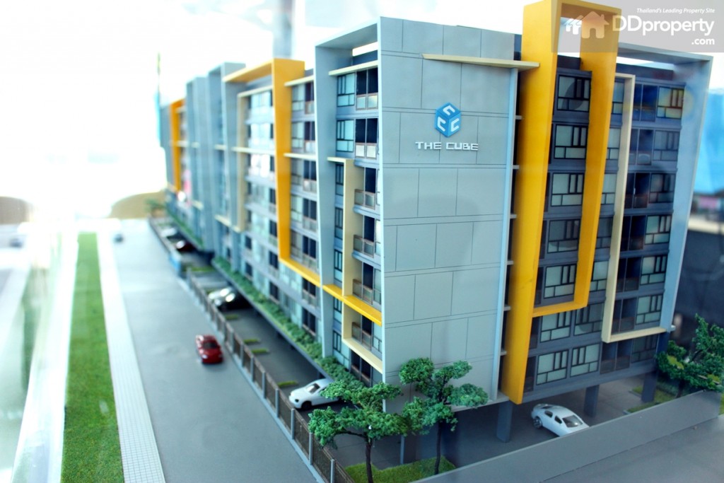 มุมมองจากของอาคารด้านตึก B อยู่ห่างจากปากซอยประมาณ 100 เมตร