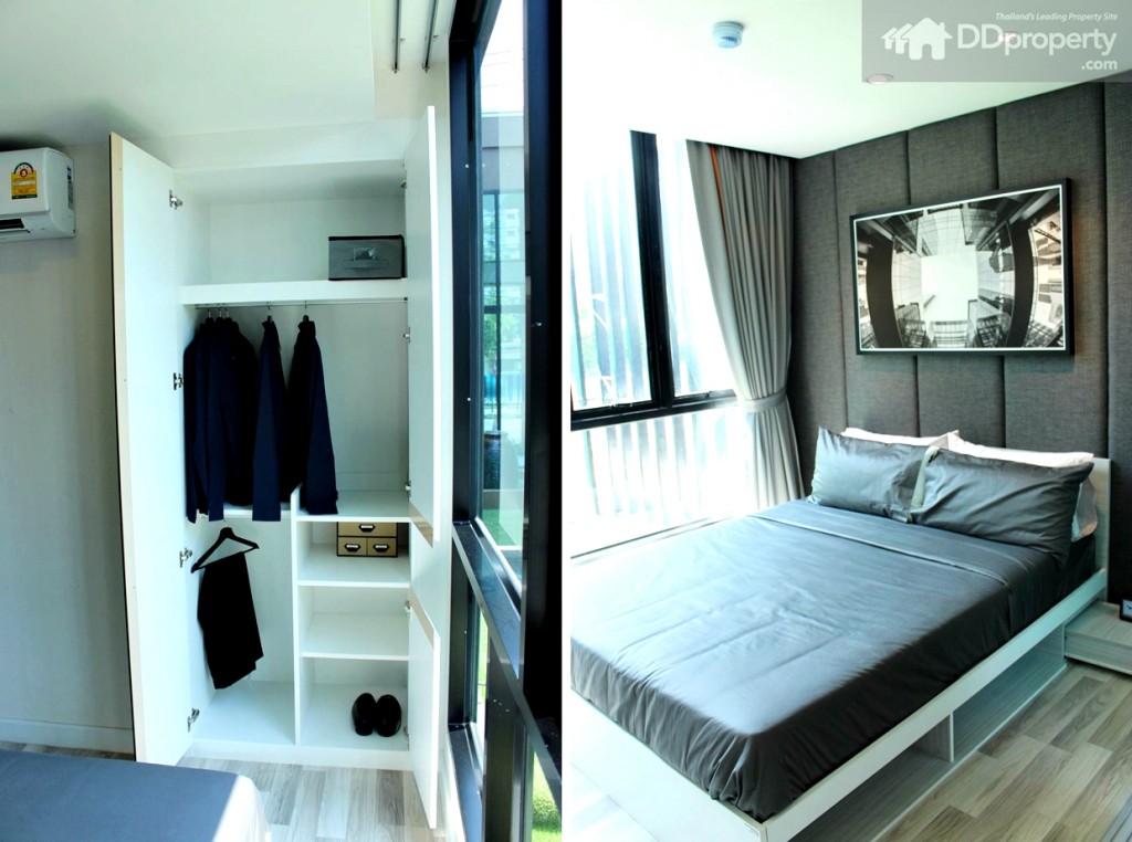 ตู้เสื้อผ้าบิลท์อินแบบฝังไปในกำแพง เพื่อความสวยงามของห้องนอน