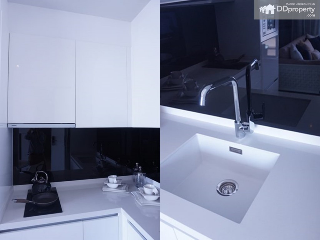 งานบิลท์อินโซนครัวที่ให้มาและ ซิ้งค์ แบรนด์ Blanco ชนิดฝัง (integrated)