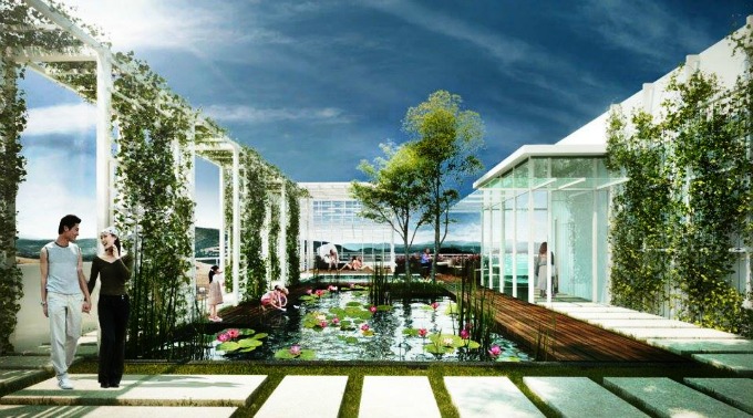 Artist impression of one of the facilities