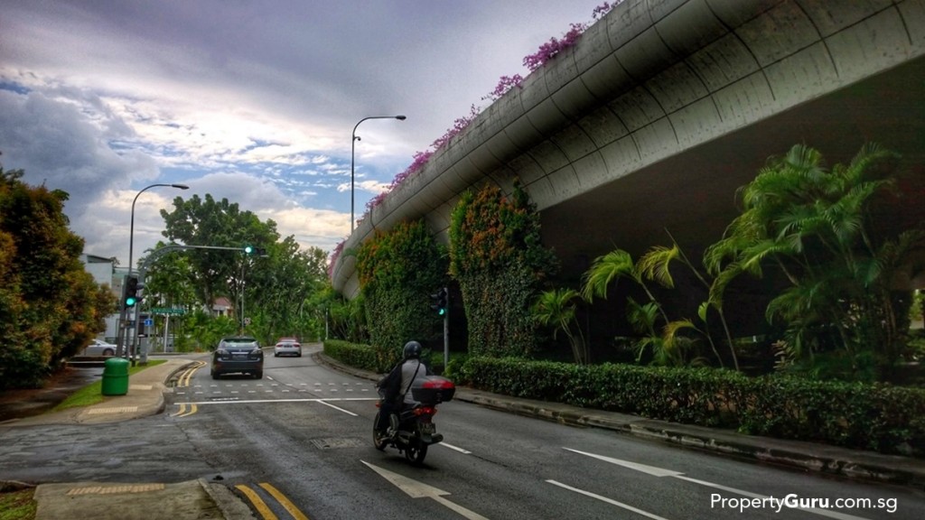 Farrer Road along Cluny Park Residences