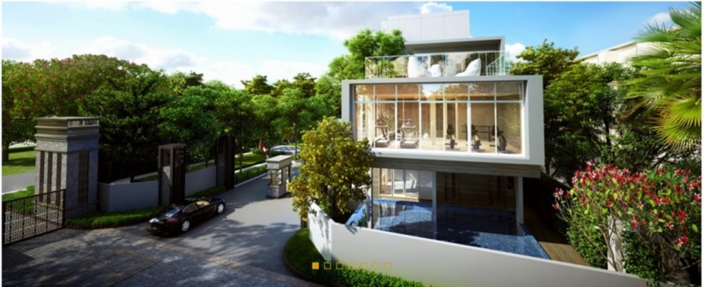 ภาพจำลองคลับเฮ้าส์ของโครงการ 