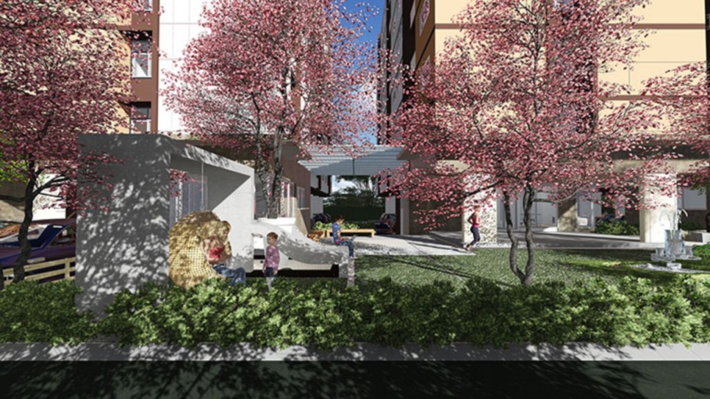 การตกแต่งจำลองสวนซากุระญี่ปุ่น