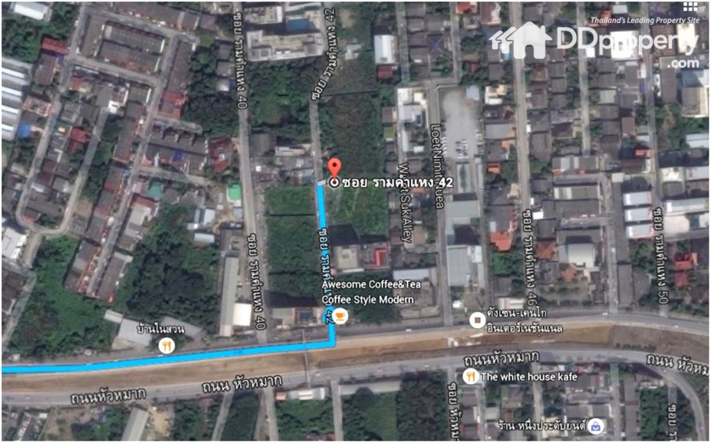 เลี้ยวซ้ายเข้าสู่ซอยหัวหมาก12 (รามคำแหง 42) 