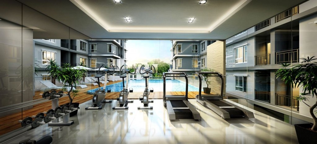 ห้องออกกำลังกาย พร้อมอุปกรณ์มาตรฐาน