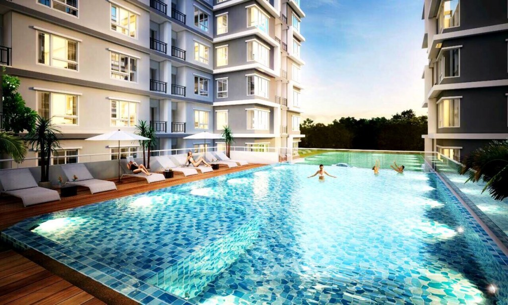 สระว่ายน้ำระบบคลอรีน ขนาด 5 x12 ม.