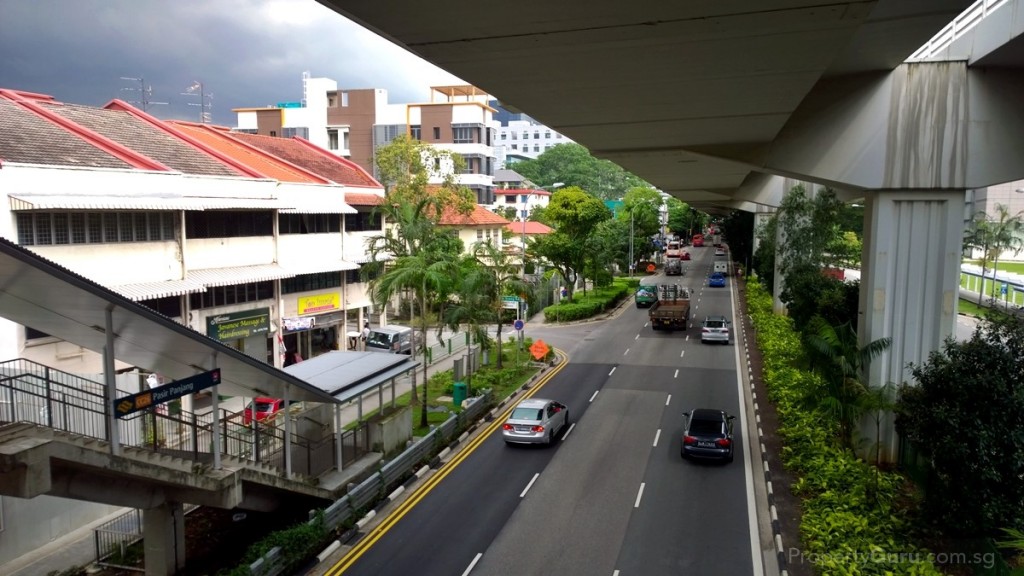 Pasir Panjang toward Mapletree Business City and Harbourfront