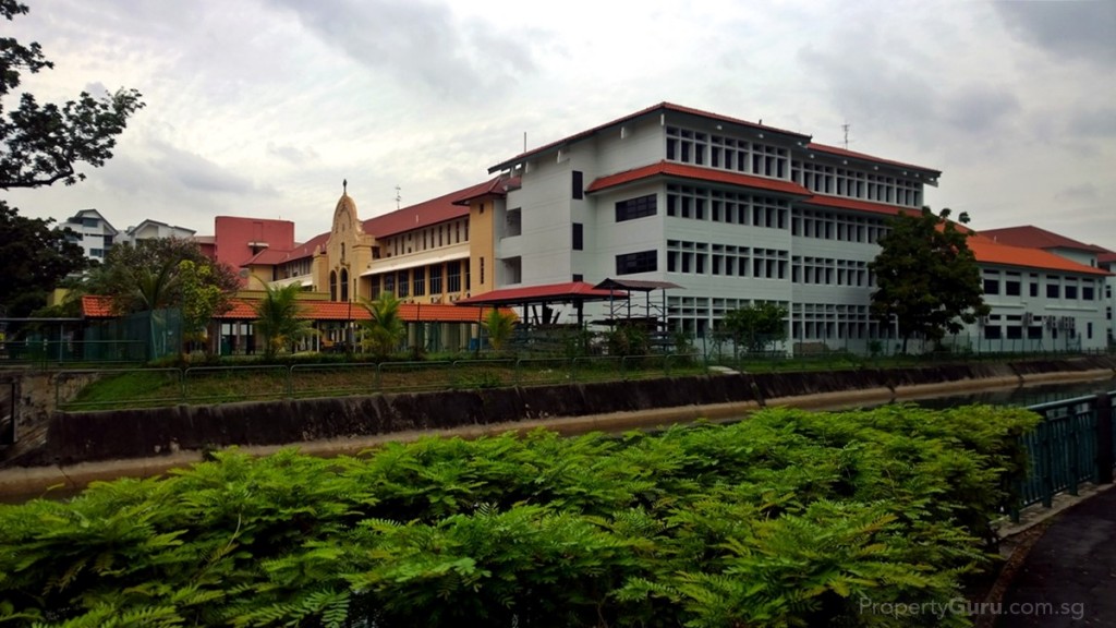 St Patrick's School along the park connector toward Telok Kurau