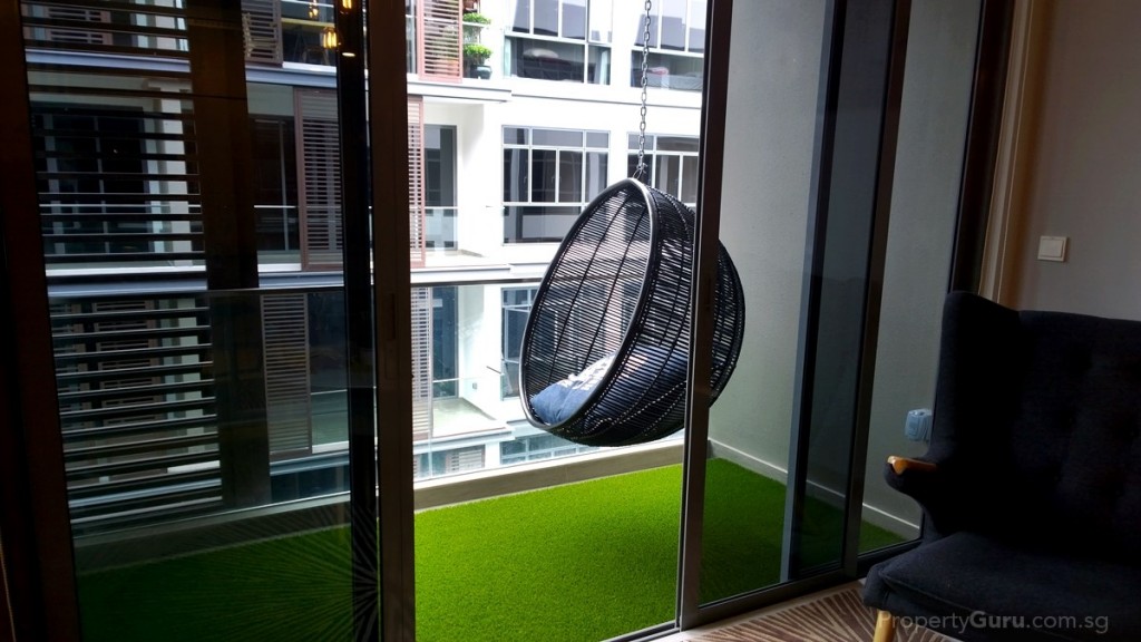 The Seawind 1BR balcony