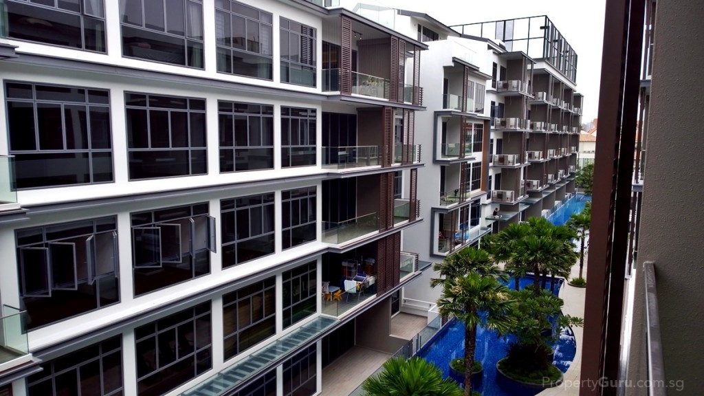 The Seawind 1BR balcony view