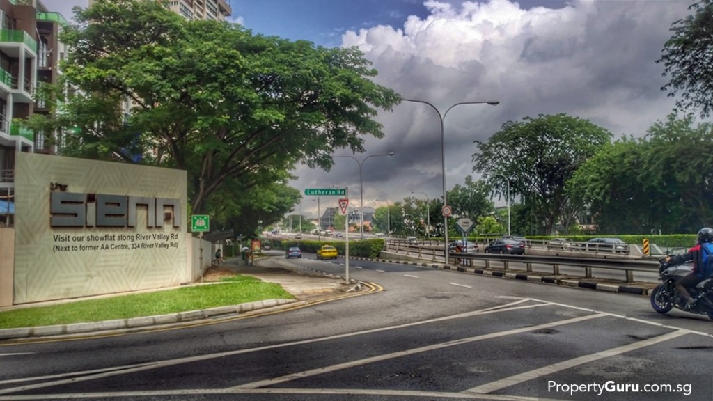 The Siena along Farrer Road and Flyover