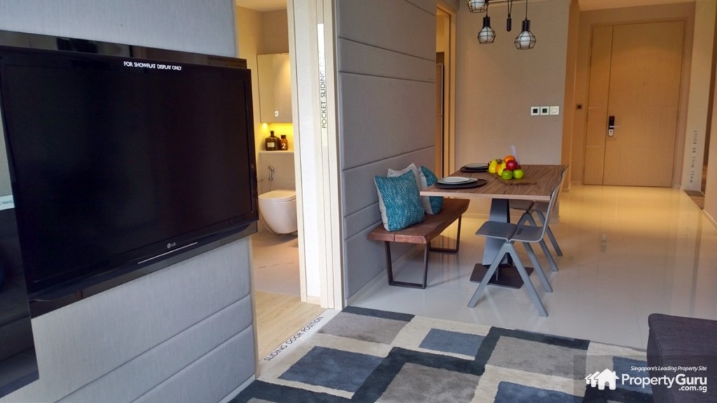 The Wisteria 2BR living room