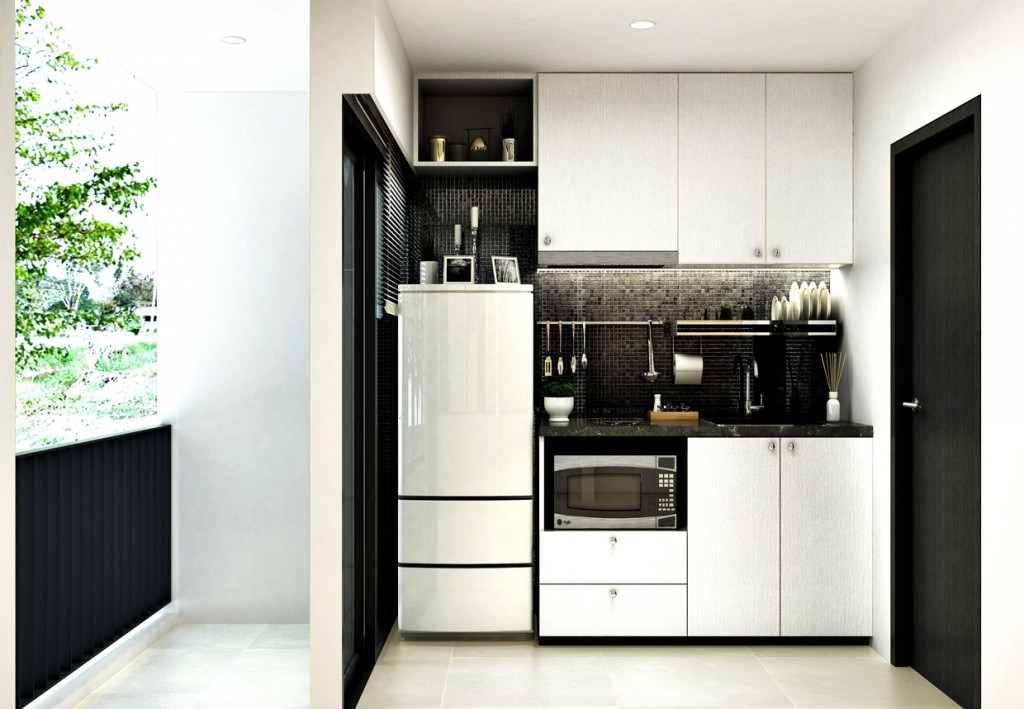 ภาพจำลองพื้นที่ห้องครัว 