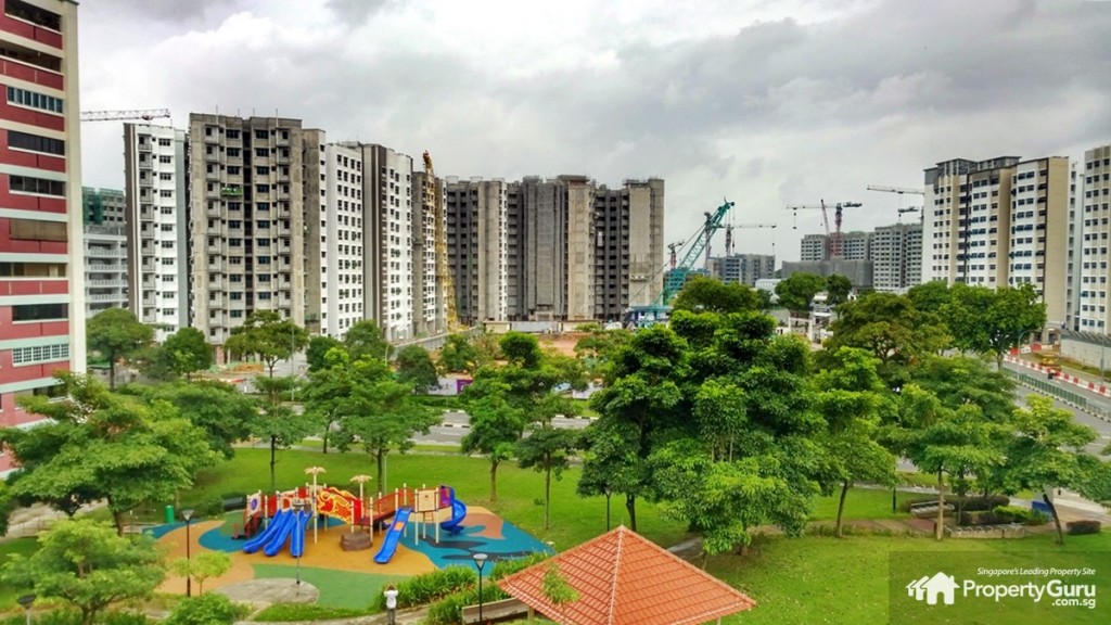 The Wisteria being built