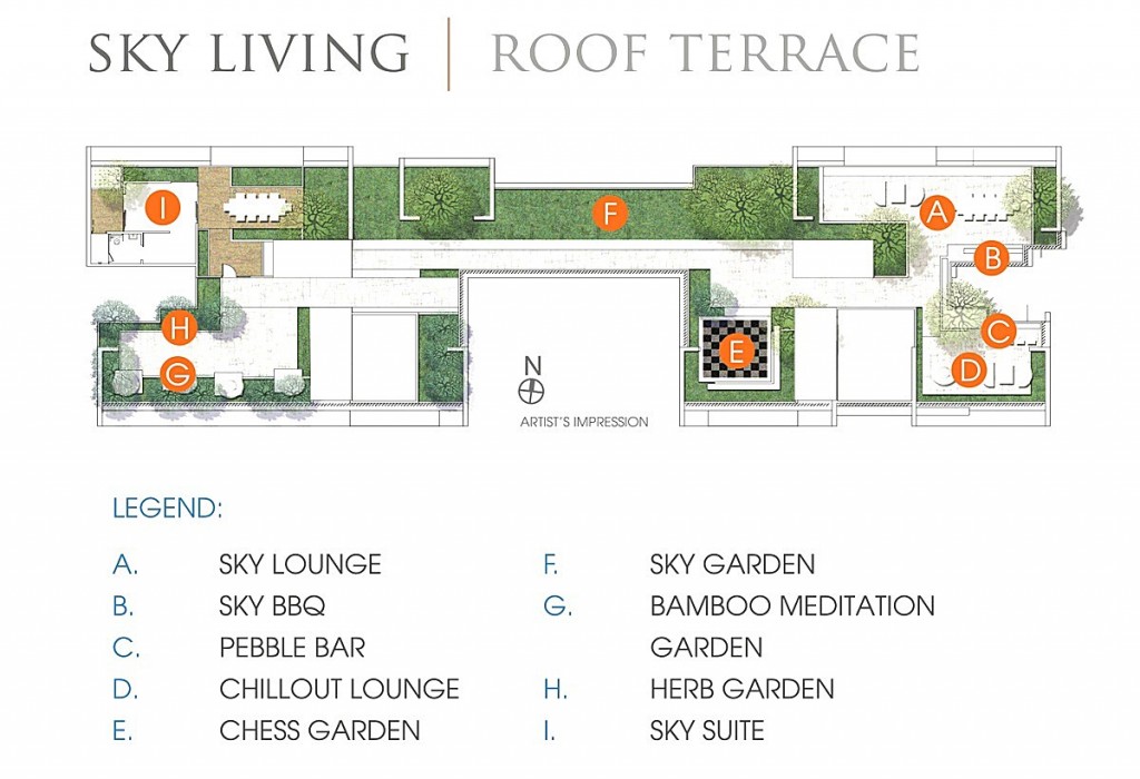 trilive site plan roof terrace