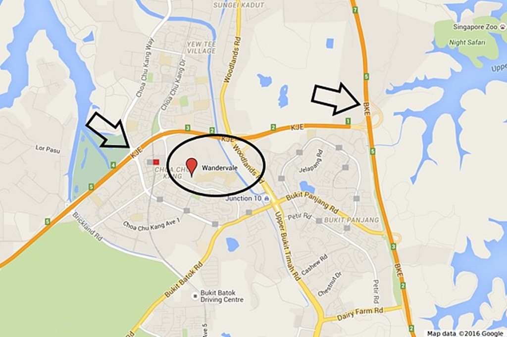 nearby, expressways, choa chu kang, ec
