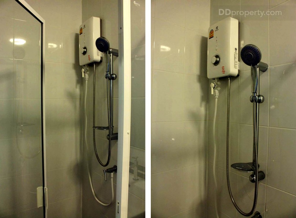 ทางโครงการมีแถมเครื่องทำน้ำอุ่นมาให้ด้วย