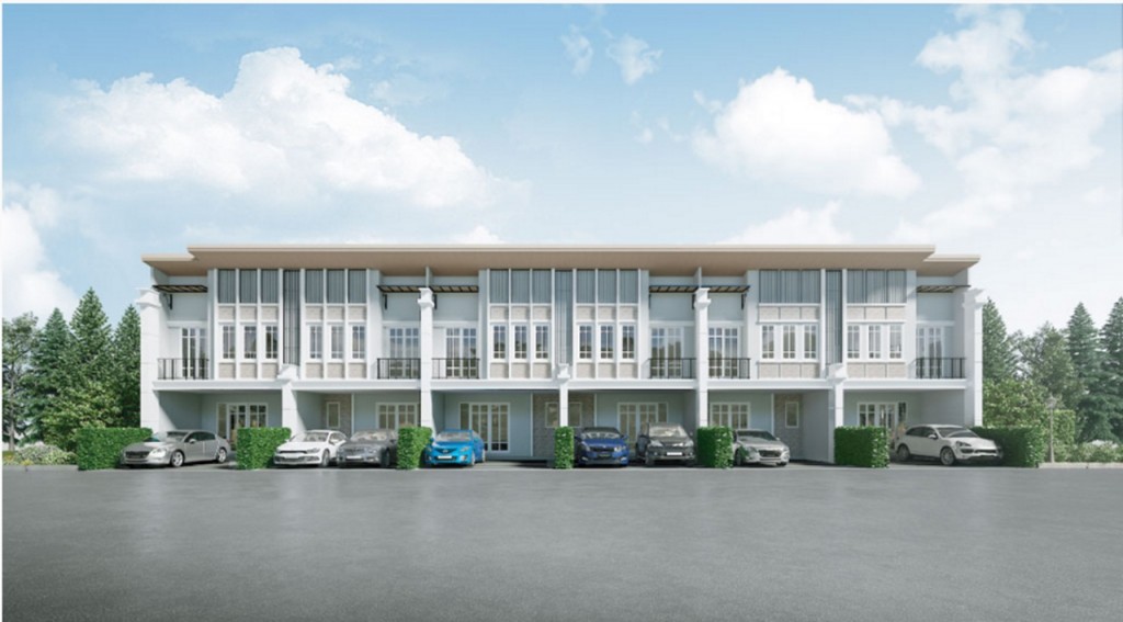 Kensington – 4 ห้องนอน 3 ห้องน้ำ 2 ที่จอดรถ -ฟังก์ชั่นพิเศษ ห้องพระ พื้นที่ครัวไทย และ พื้นที่สำหรับห้องซักรีด -ขนาดหน้าบ้านกว้าง 5.7 เมตร ลึก 14.85 เมตร พื้นที่ 21.20 ตร.ว. พื้นที่ใช้สอย 130 ตร.ม. -ราคาเริ่มต้น 2.95 ล้านบาท