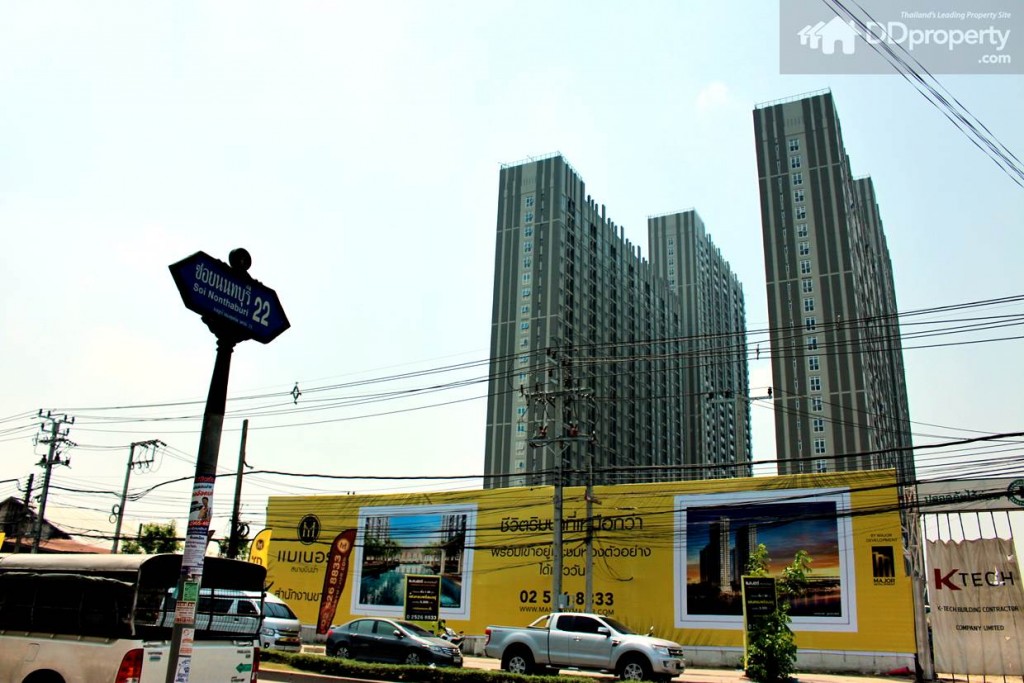 ที่ตั้งโครงการอยู่ระหว่างซอยนนทบุรี 25 – 27 ตรงข้ามกับซอยนนทบุรี 22