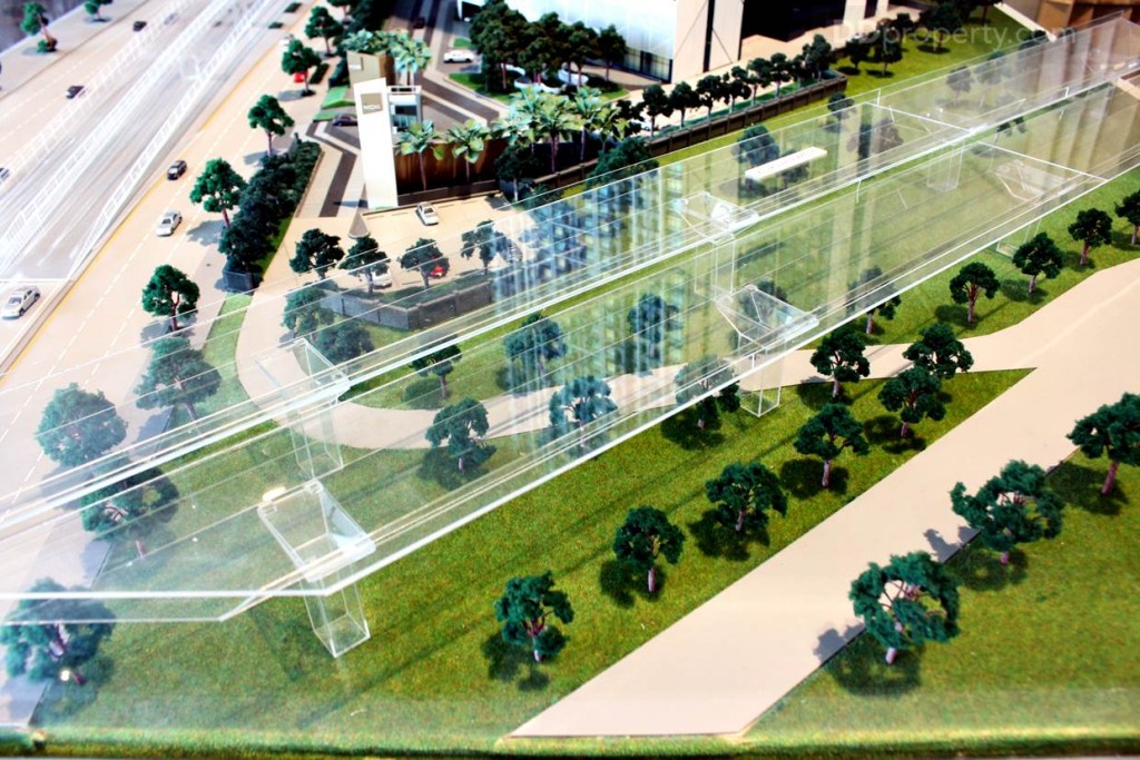 เส้นทางพิเศษที่ทางโครงการตัดจากจุดลงทางด่วนด่านประชานุกูล ฝั่งประชาชื่น