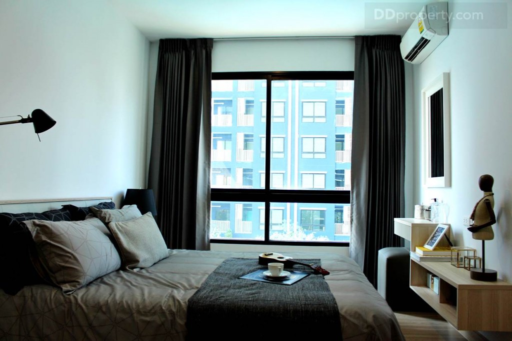 พื้นที่ภายในห้องนอนกว้างประมาณ 3 เมตร ซึ่งดูแคบกว่าห้องนอน Type A3 เล็กน้อย