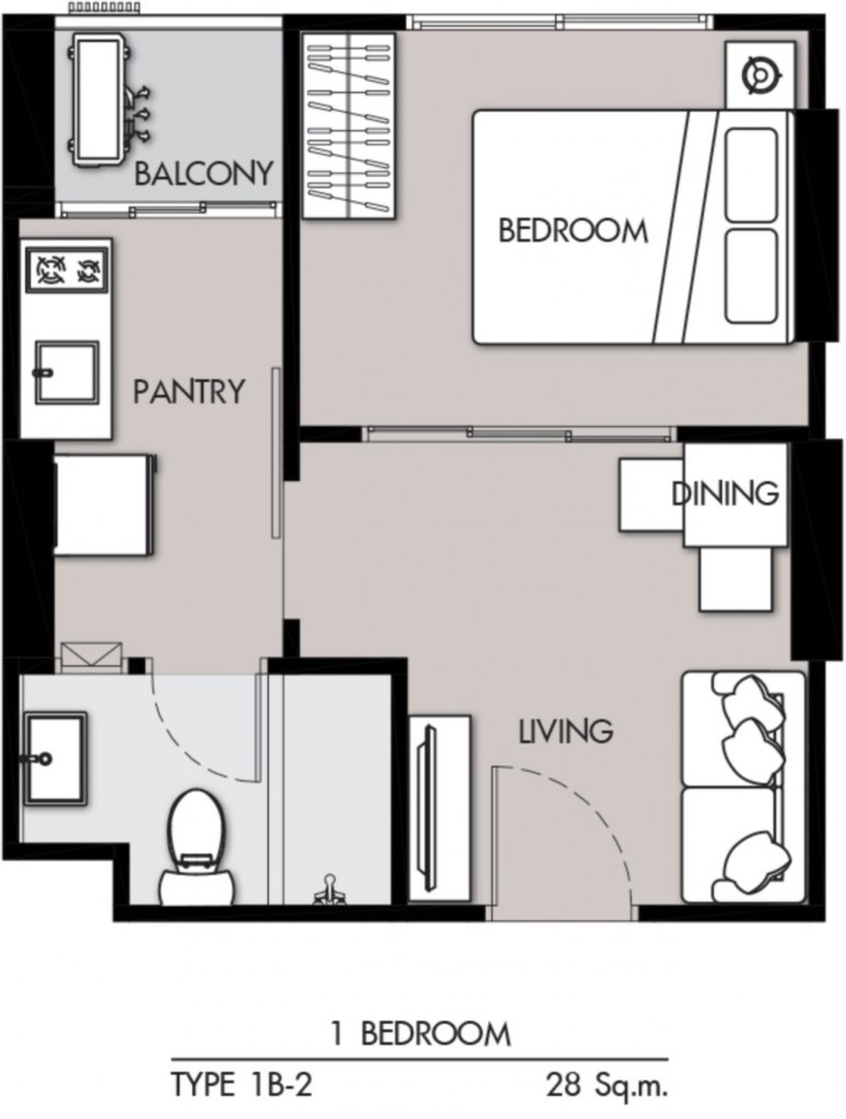 Present Condo28 One Bedroom
