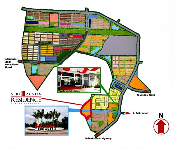 Seri Austin 001 Location Map