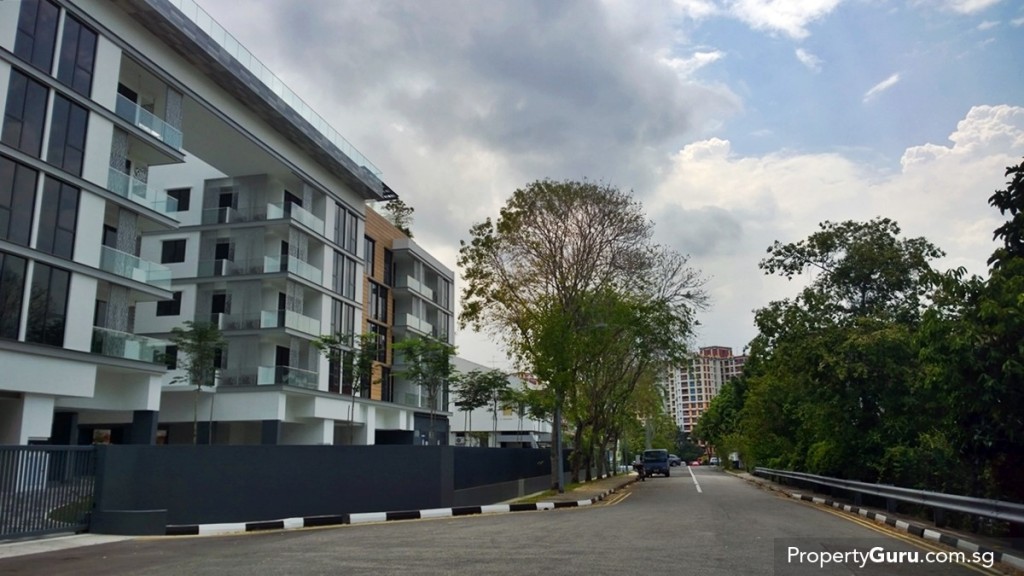 Singa Hills at the end of Jalan Singa