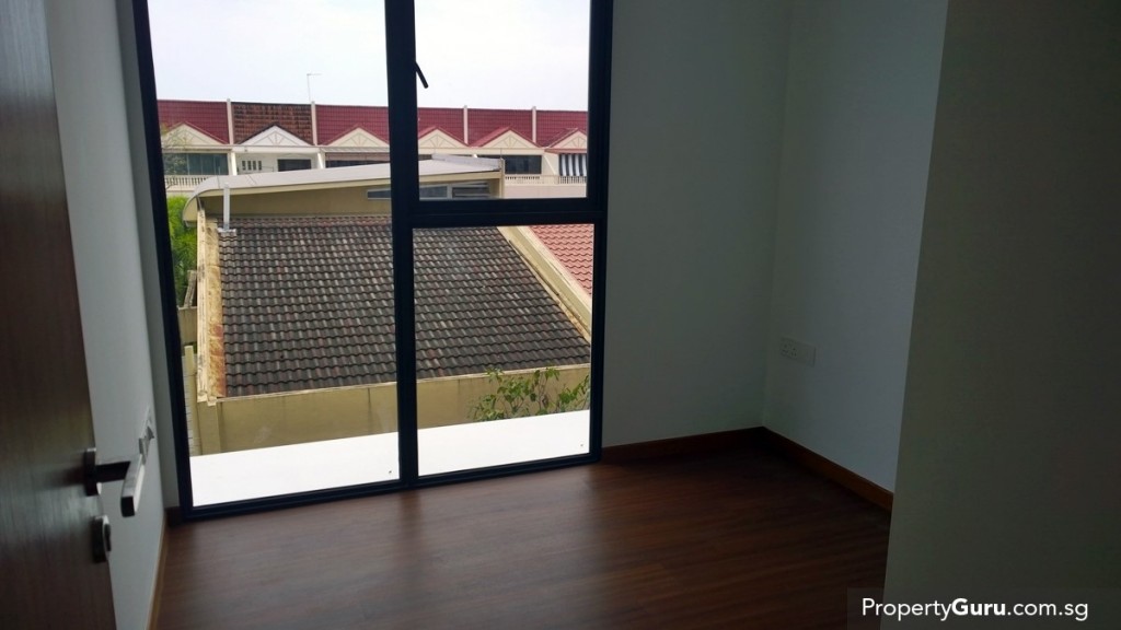 View of your neighbour's roof from lower floor units