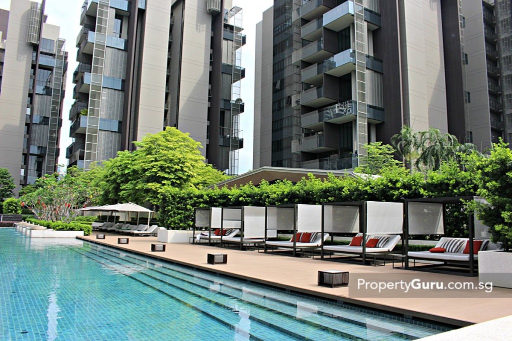 leedon residence poolside