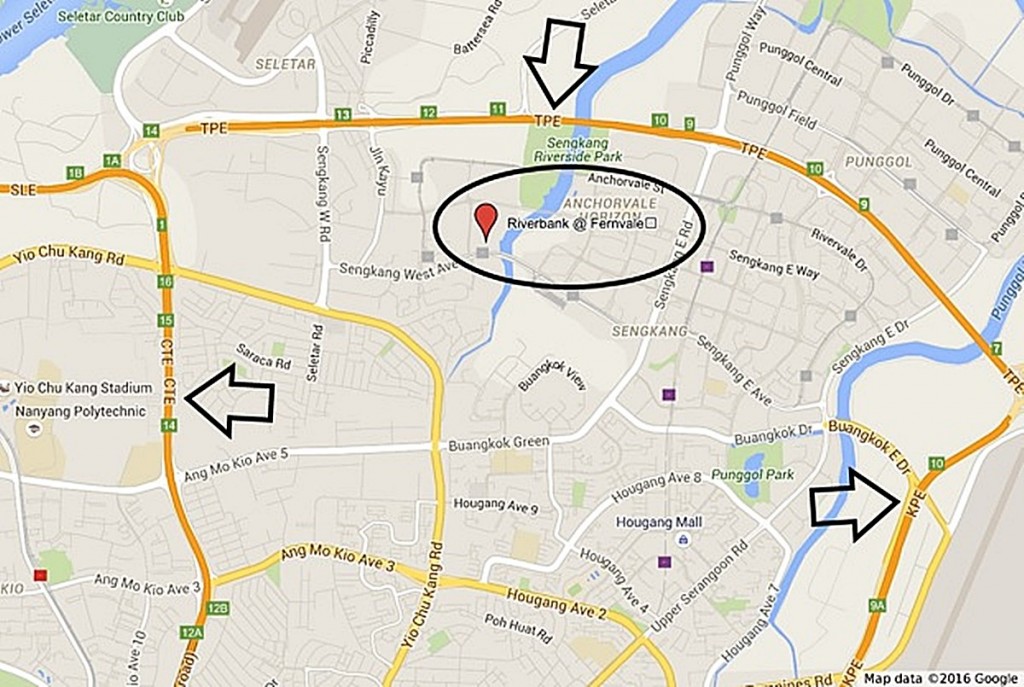 sengkang, condo, location, nearby